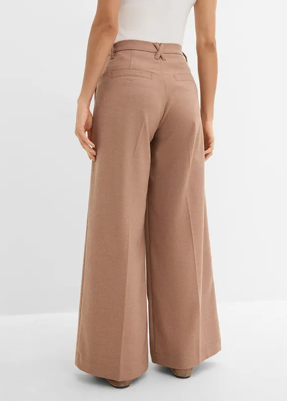 Bundfaltenhose in braun von hinten - bonprix Bundfaltenhose in braun von hinten - bonprix