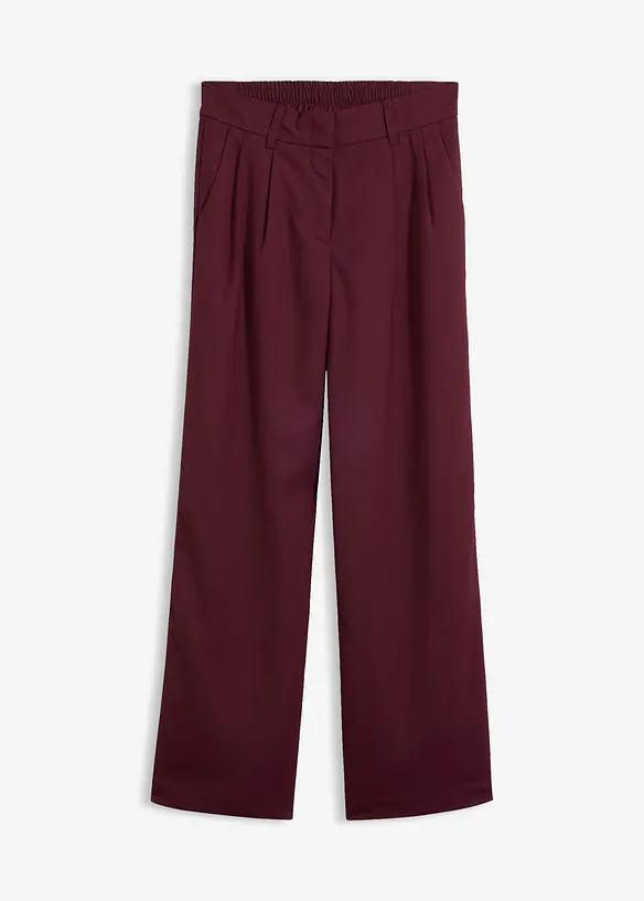 Schlupfhose mit Twill-Struktur in rot von vorne - bonprix Schlupfhose mit Twill-Struktur in rot von vorne - bonprix