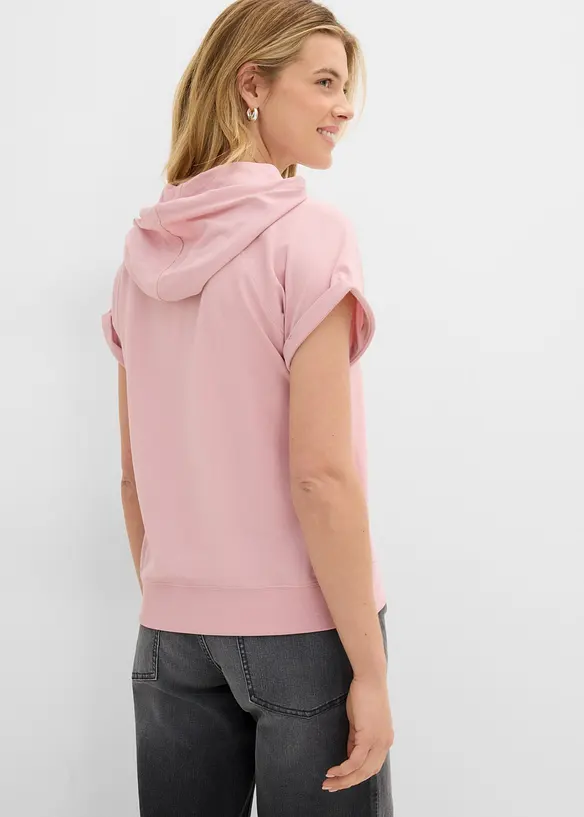 Shirt mit Kapuze in rosa von hinten (im Anschnitt) - bonprix Shirt mit Kapuze in rosa von hinten (im Anschnitt) - bonprix