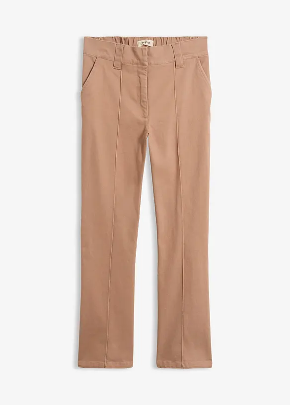 Twillhose aus Baumwoll-Mix in braun von vorne - bonprix Twillhose aus Baumwoll-Mix in braun von vorne - bonprix