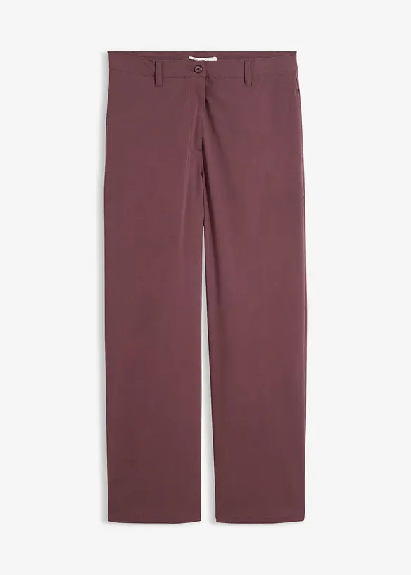 Bengalin-Hose aus Viskose-Mix in lila von vorne - bonprix Bengalin-Hose aus Viskose-Mix in lila von vorne - bonprix