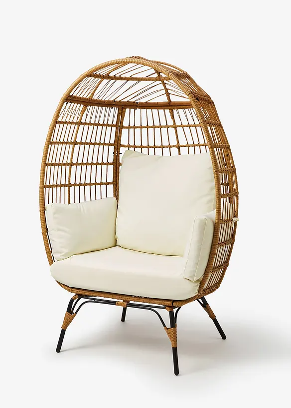Gartensessel in beige von vorne - bonprix