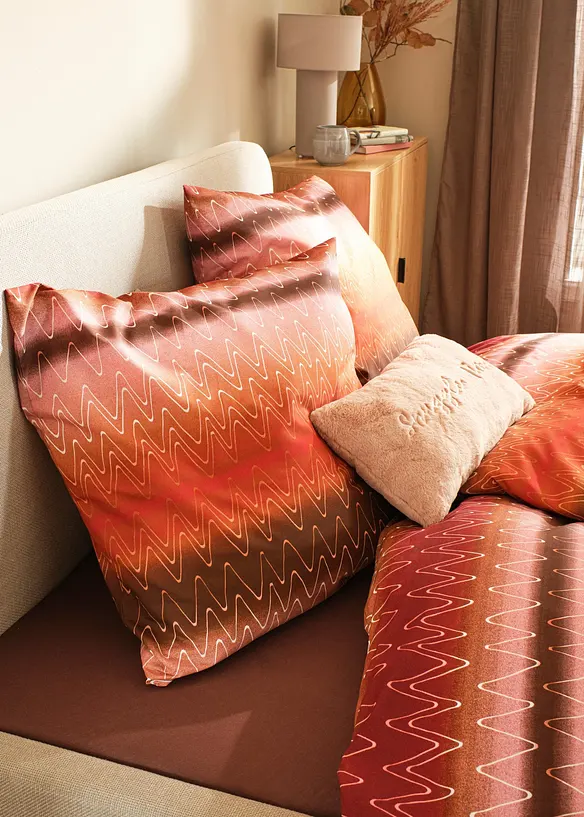 Baumwollmix-Bettwäsche in orange (Ambiente) - bonprix