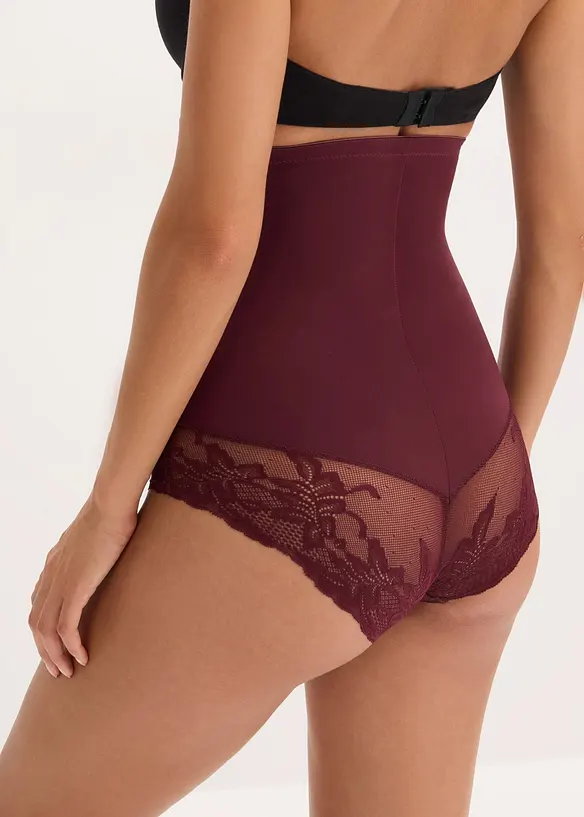 Highwaist Shape Panty mit Spitze und starker Formkraft in rot von hinten - bonprix Highwaist Shape Panty mit Spitze und starker Formkraft in rot von hinten - bonprix