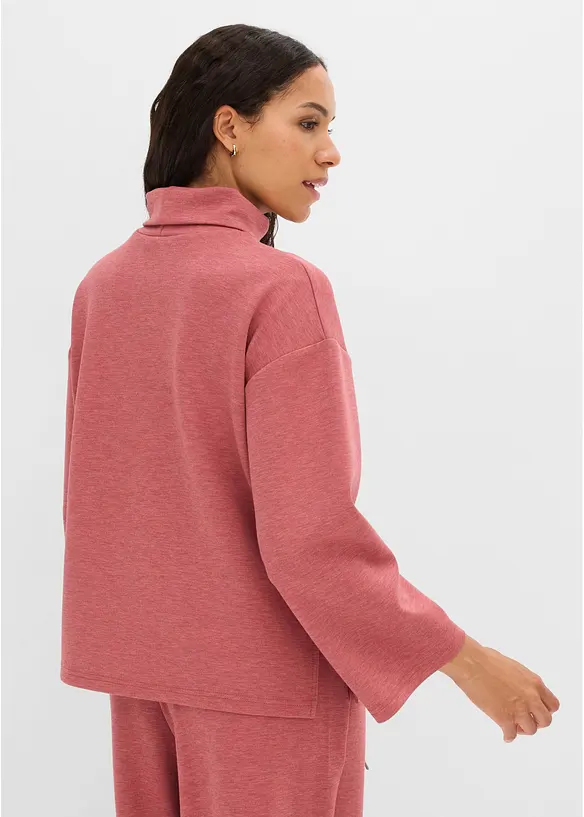 Sweatshirt aus Scuba in rot von hinten (im Anschnitt) - bonprix Sweatshirt aus Scuba in rot von hinten (im Anschnitt) - bonprix