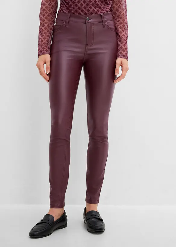 Stretch-Hose aus Viskose-Mix in rot von vorne - bonprix Stretch-Hose aus Viskose-Mix in rot von vorne - bonprix