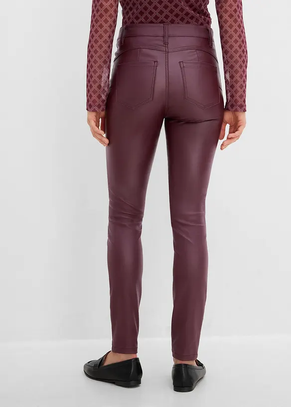 Stretch-Hose aus Viskose-Mix in rot von hinten - bonprix Stretch-Hose aus Viskose-Mix in rot von hinten - bonprix