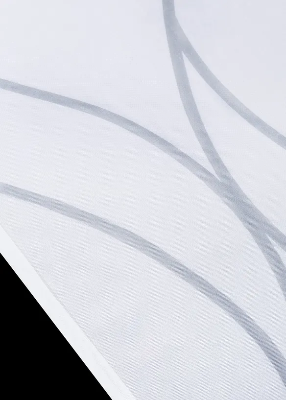 Schiebegardine aus leichtem Voile, auch in extra lang (1er Pack) in weiß (Detailaufnahme) - bonprix