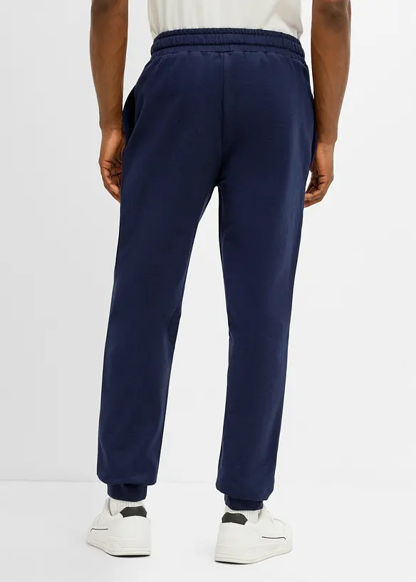 Regular Fit Jogginghose, Straight  (2er Pack) in blau von hinten - bonprix