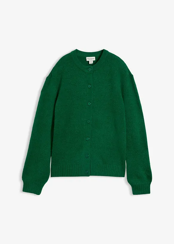 Strickjacke in grün von vorne - bonprix Strickjacke in grün von vorne - bonprix