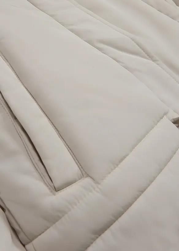 Puffer-Jacke in grau - bonprix