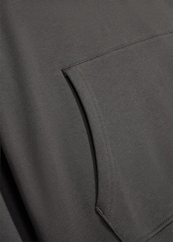 Hoodie aus weicher Bio Baumwolle in grau - bonprix Hoodie aus weicher Bio Baumwolle in grau - bonprix