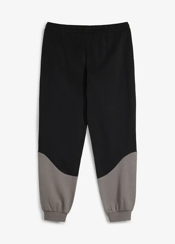 Jogginghose aus weicher Bio Baumwolle in schwarz von hinten - bonprix Jogginghose aus weicher Bio Baumwolle in schwarz von hinten - bonprix