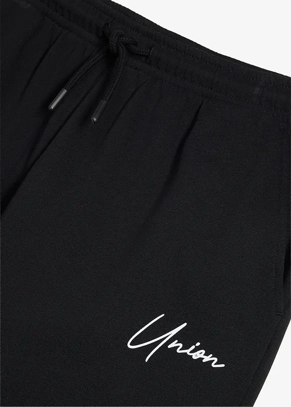 Jogginghose aus weicher Bio Baumwolle in schwarz - bonprix Jogginghose aus weicher Bio Baumwolle in schwarz - bonprix