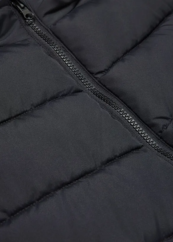 Leicht wattierte Übergangsjacke in schwarz - bonprix