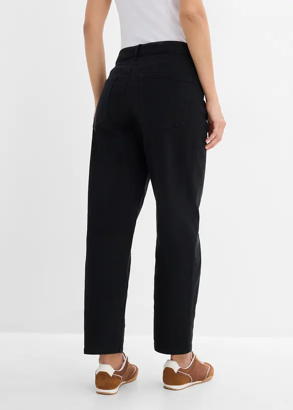 Barrel-Hose aus Baumwoll-Mix in schwarz von hinten - bonprix Barrel-Hose aus Baumwoll-Mix in schwarz von hinten - bonprix