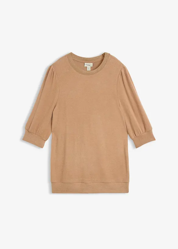 Shirt aus softem Viskose-Mix in braun von vorne - bonprix Shirt aus softem Viskose-Mix in braun von vorne - bonprix