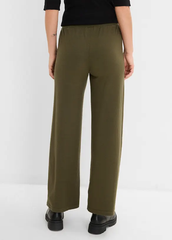 Strickhose in grün von hinten - bonprix Strickhose in grün von hinten - bonprix