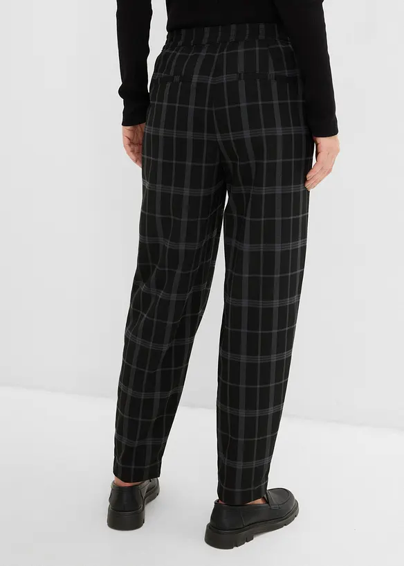 Barrel-Hose aus weichem Viskose-Mix in schwarz von hinten - bonprix Barrel-Hose aus weichem Viskose-Mix in schwarz von hinten - bonprix