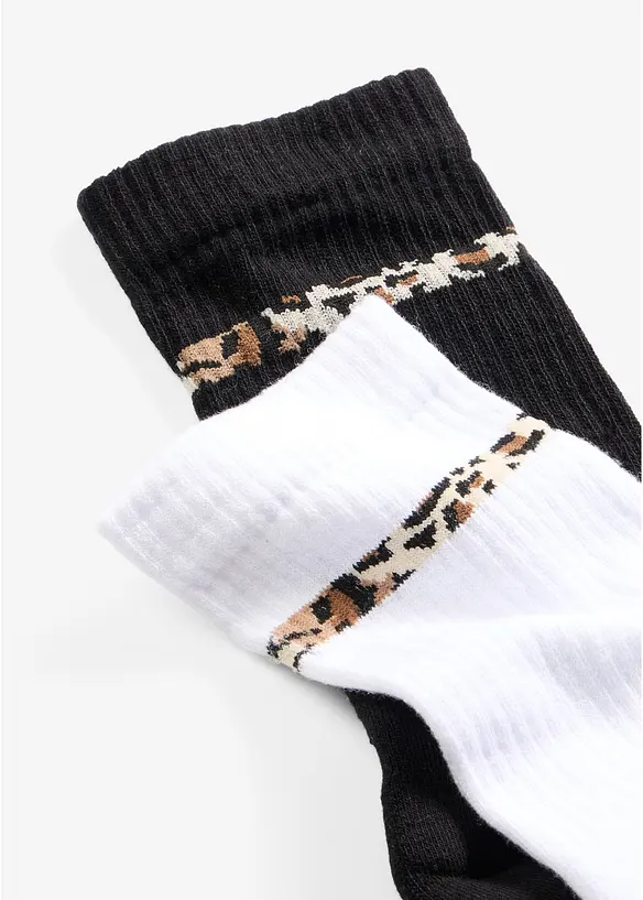 Tennissocken mit Bio-Baumwolle (3er Pack) in weiß - bonprix Tennissocken mit Bio-Baumwolle (3er Pack) in weiß - bonprix
