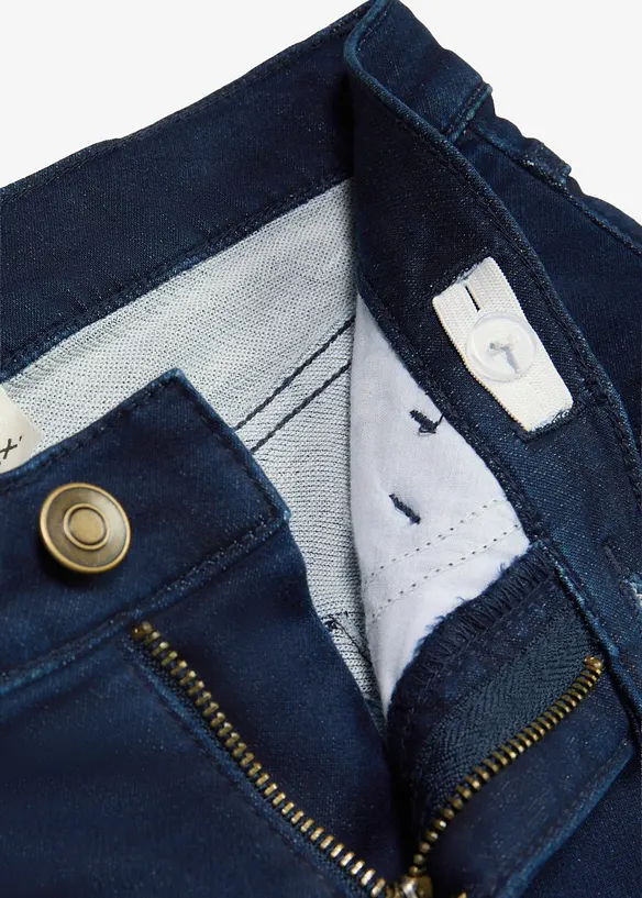 Super-Stretch Skinny-Jeans Mid Waist in blau - bonprix Super-Stretch Skinny-Jeans Mid Waist in blau - bonprix