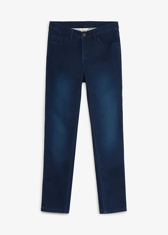 Super-Stretch Skinny-Jeans Mid Waist in blau von vorne - bonprix Super-Stretch Skinny-Jeans Mid Waist in blau von vorne - bonprix