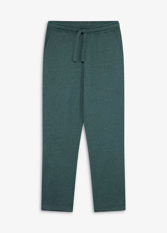 Regular Fit Jogginghose, Straight in grün von vorne - bonprix