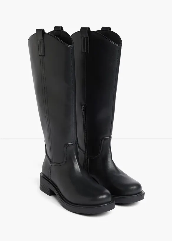 Stiefel in schwarz - bonprix