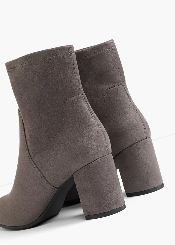 Marco Tozzi Stiefeletten mit flexiblem Schaft in grau - Marco Tozzi