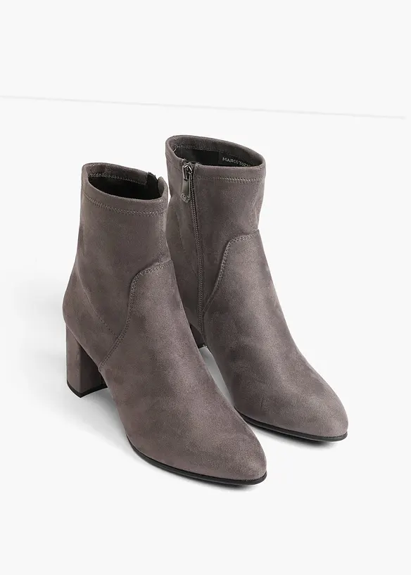 Marco Tozzi Stiefeletten mit flexiblem Schaft in grau - Marco Tozzi