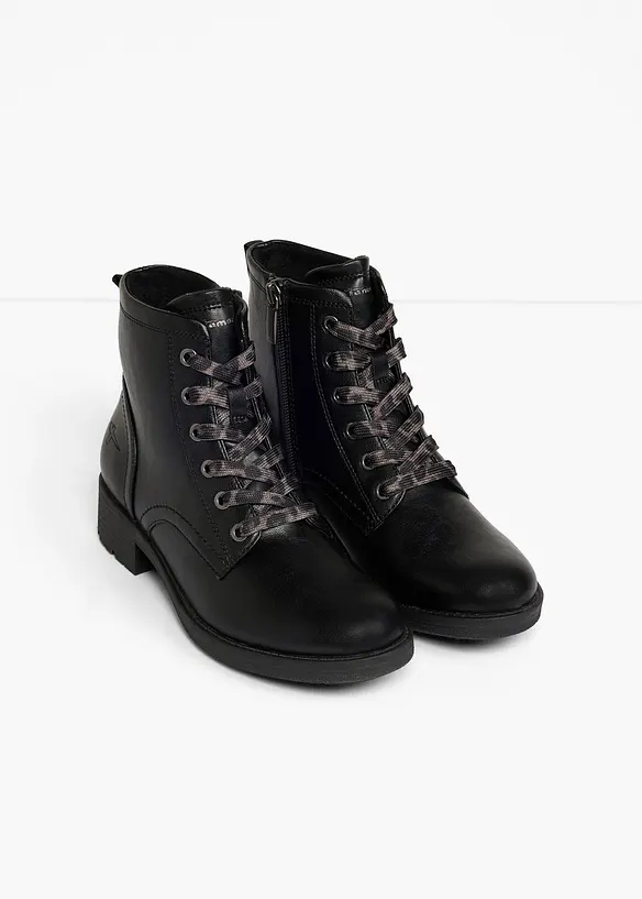 Tamaris Schnürboots in schwarz - Tamaris