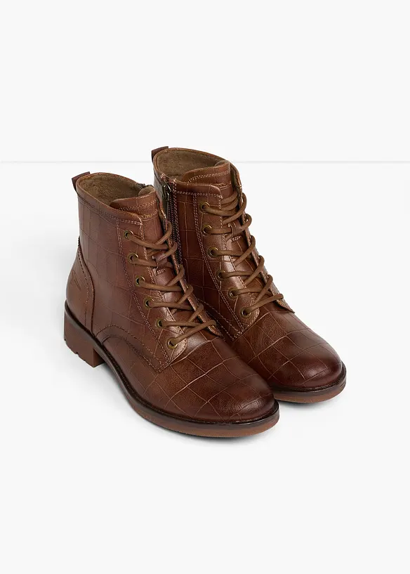 Tamaris Schnürboots in braun - Tamaris