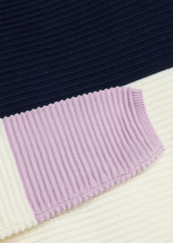 Longpullover in blau - bonprix