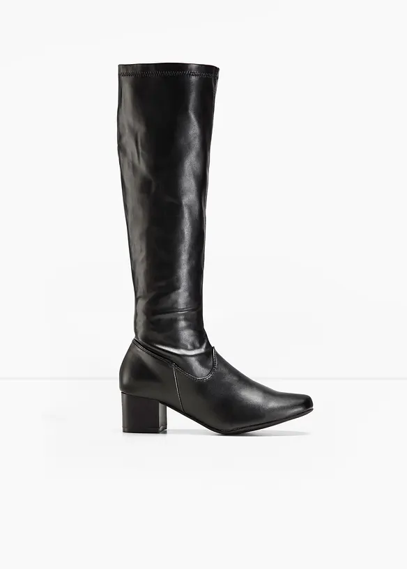 Stiefel in schwarz von vorne - bonprix