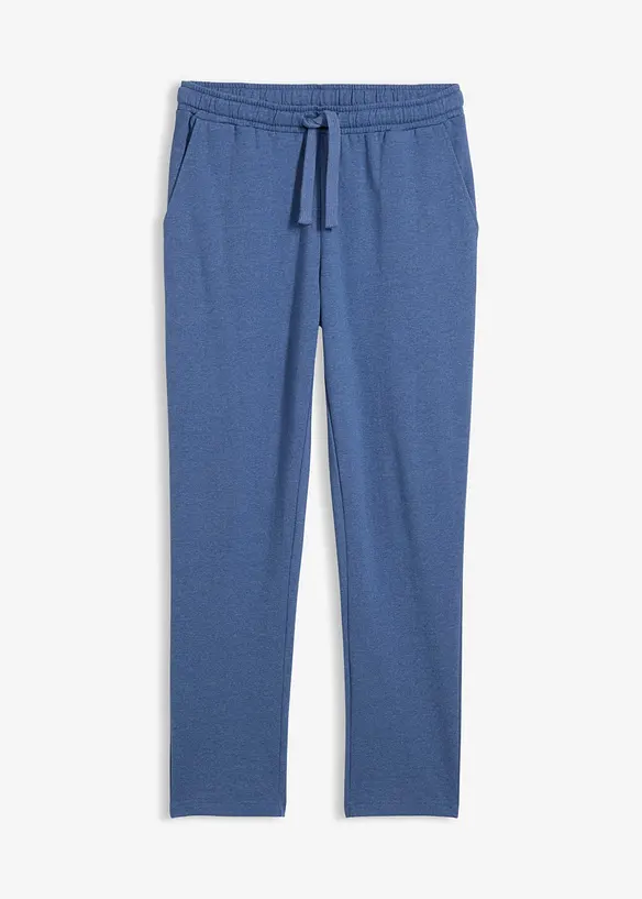 Regular Fit Jogginghose, Straight in blau von vorne - bonprix