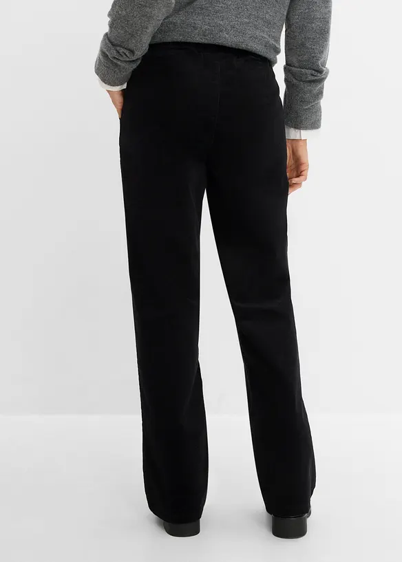 Cordhose aus Baumwoll-Mix in schwarz von hinten - bonprix Cordhose aus Baumwoll-Mix in schwarz von hinten - bonprix