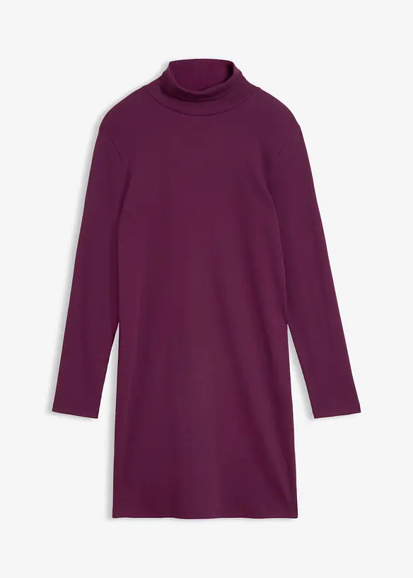 Jerseykleid aus Bio-Baumwolle in lila von vorne - bonprix Jerseykleid aus Bio-Baumwolle in lila von vorne - bonprix