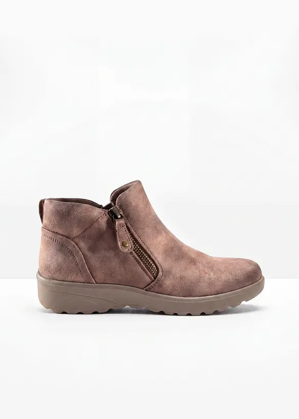 Skechers Boots mit Reißverschluss in braun - Skechers