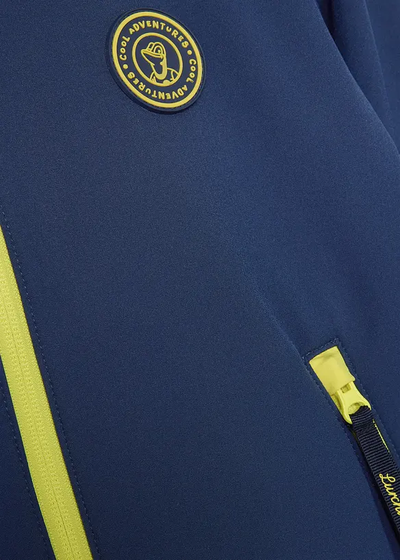 Lurchi Softshelljacke mit Kontrastdetails, wasserabweisend in blau - Lurchi