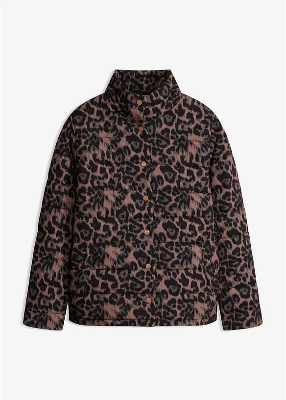 Steppjacke in Regular Fit in braun von vorne - bonprix