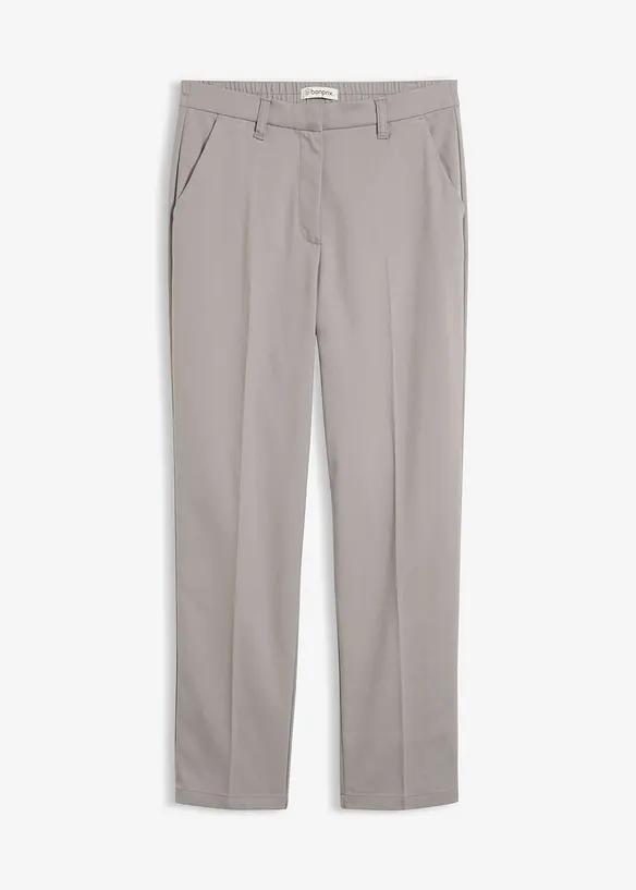 Hose aus Viskose-Mix in grau von vorne - bonprix Hose aus Viskose-Mix in grau von vorne - bonprix