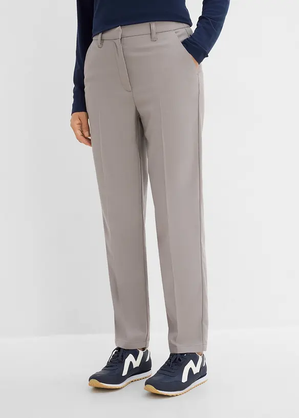 Hose aus Viskose-Mix in grau von vorne - bonprix Hose aus Viskose-Mix in grau von vorne - bonprix