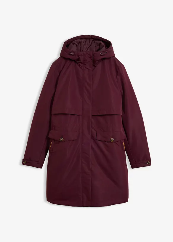 Wasserabweisende Funktions-Jacke in rot von vorne - bonprix