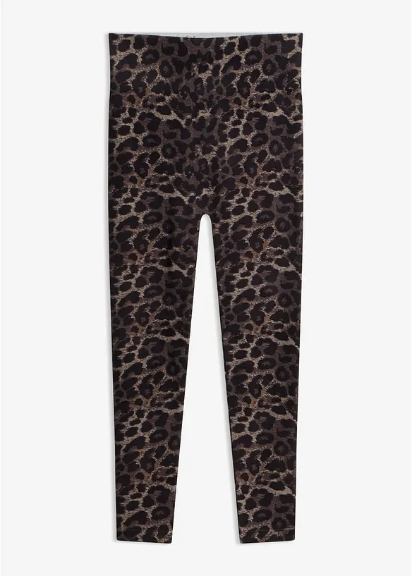 Seamless Shape-Strumpfleggings in schwarz von vorne - bonprix