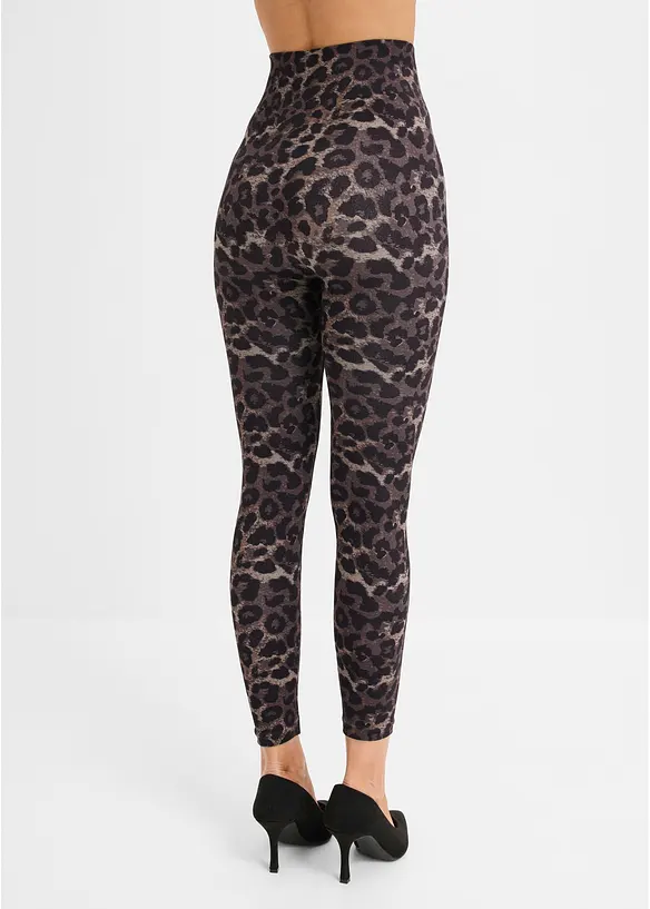 Seamless Shape-Strumpfleggings in schwarz von hinten - bonprix