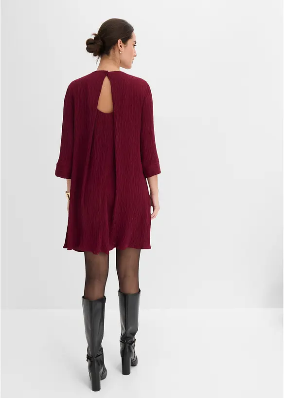 Minikleid mit Rückenausschnitt in rot von hinten (Totalaufnahme) - bonprix