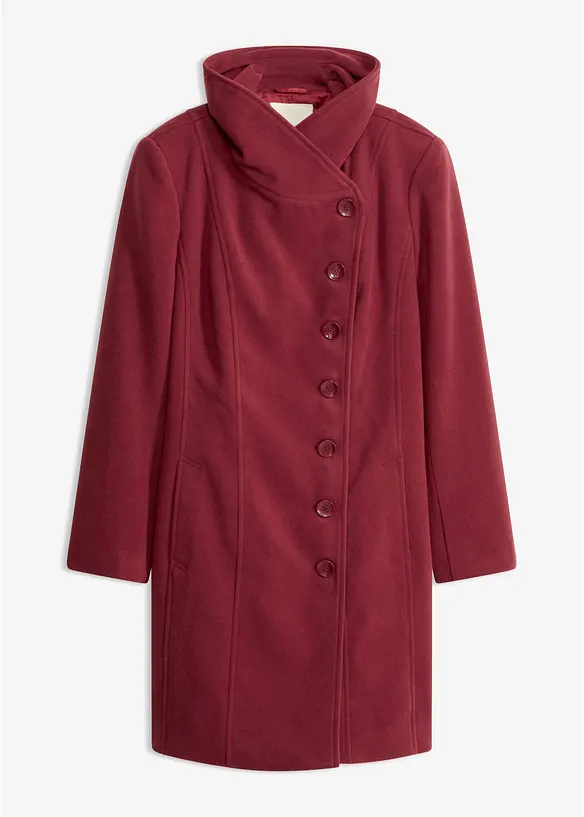 Kurzmantel in rot von vorne - bonprix