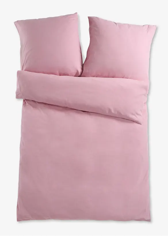 Softflannel-Bettwäsche in rosa von vorne - bonprix