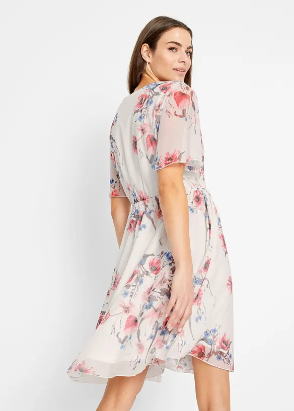 Minikleid aus Mesh in weiß von hinten (Totalaufnahme) - bonprix Minikleid aus Mesh in weiß von hinten (Totalaufnahme) - bonprix
