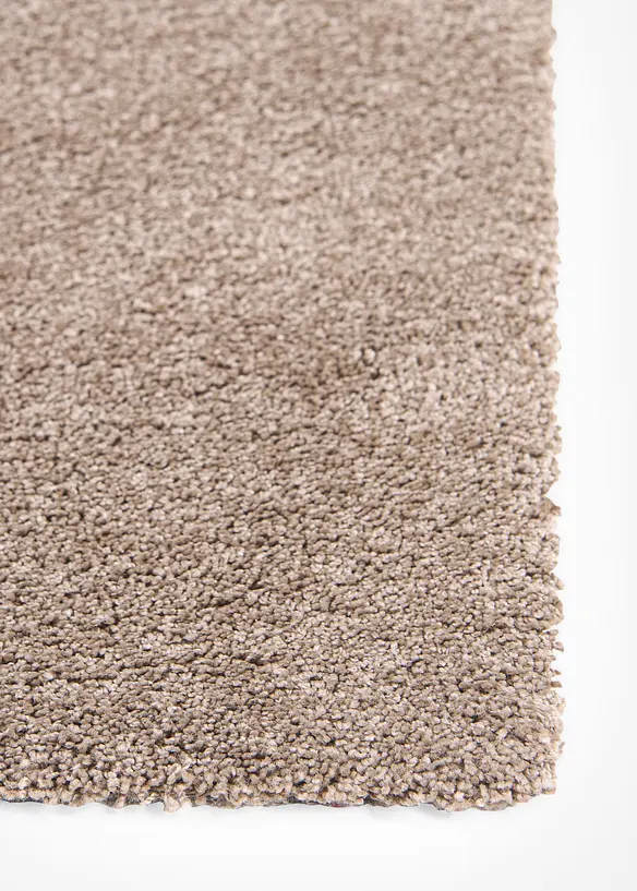 Waschbarer Teppich mit weichem Flor in braun (Detailaufnahme) - bonprix